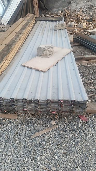dam ortuyu: Profil metal təbəqələr (şifer tipli, trapetsiya formalı) - Material — 1