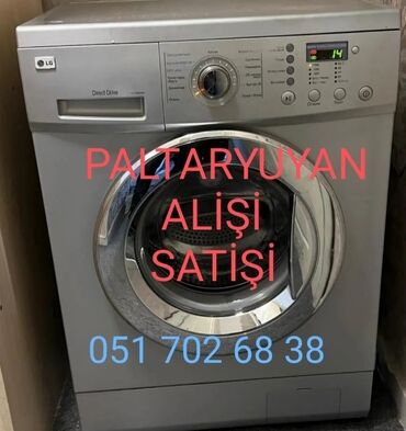 işlənmiş paltaryuyanlar: Paltaryuyan maşın LG, 6 kq, İşlənmiş, Avtomat, Qurutma var, Kredit yoxdur, Ünvandan götürmə, Pulsuz çatdırılma, Ödənişli çatdırılma