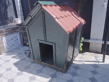 ev itiləri: Metaldan it evi – iri və orta ölçülü itlər üçün - Material: dayanıqlı — 4