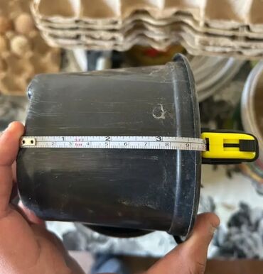 Bitkilər üçün dibçəklər: Plastik,kauçuk gül və dibçək qabları satılır. Cəmisi 60 — 10