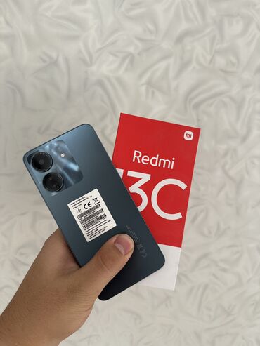 Redmi: Redmi, Redmi 13C, Б/у, 256 ГБ, цвет - Синий, 2 SIM