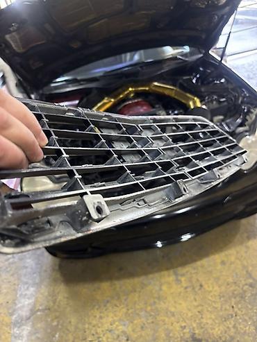 mercedes w203 radiator: Məhsul: çeşka ön radiator barmaqlığı (qara) - Material: Yüksək — 1
