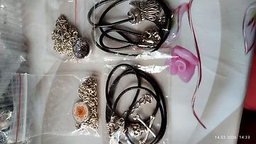 Наборы украшений: Набор авторских украшений из эпоксидной смолы с готическими и — 2