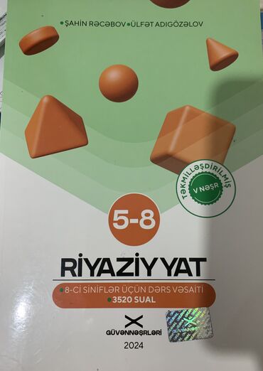 Kitablar, jurnallar, CD, DVD: Güven Neşriyyat 5-8 ci sinif Kitab esas 8ci sinif üçün nezerde tutulub