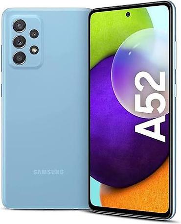 şu qizdirici: Samsung Galaxy A52, rəng - Mavi, Barmaq izi — 1
