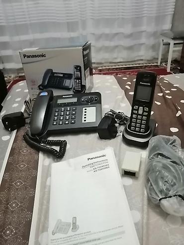 Stasionar telefonlar: PANASONiC telefon ikili hem TOKLA hem toksuz isleyir tep teze — 9
