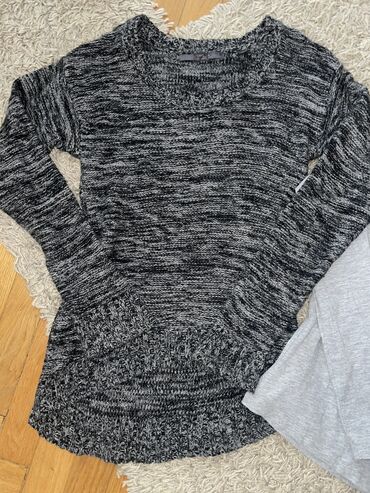 top svecani: S (EU 36), Cotton, Single-colored, color - Grey