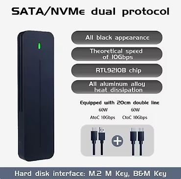 256 gb ssd: Xarici SSD disk 512 GB, M.2, Yeni — 1
