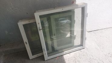 Окна: Деревянное окно, Комбинированное, цвет - Белый, Б/у, 200 *200