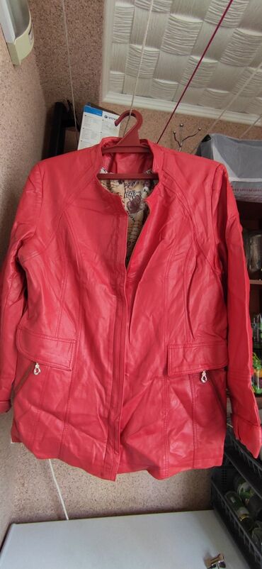 женская куртка 5052: Пиджак, Натуральная кожа