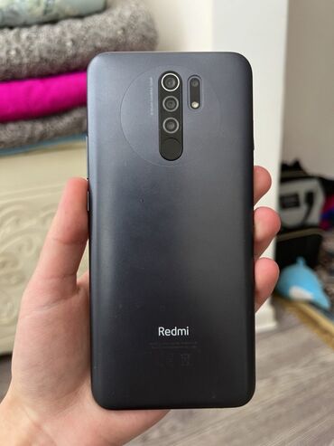 телефон redmi бу: Xiaomi, Redmi 9, Б/у, 64 ГБ, цвет - Серый, 1 SIM, 2 SIM, eSIM