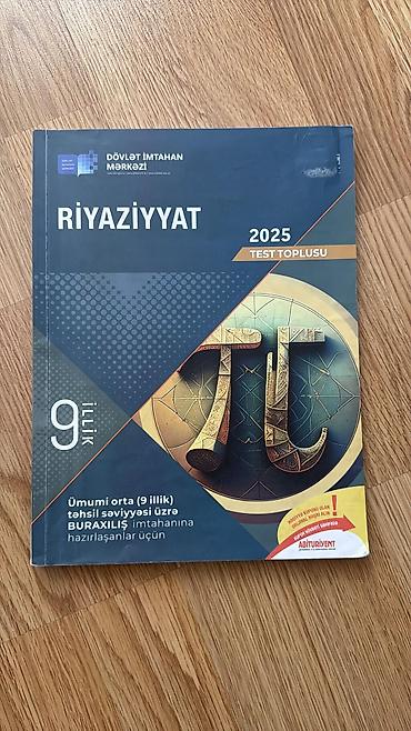 Testlər: Məhsul: Riyaziyyat 2025 Test Toplusu (9 illik) - Nəşriyyat/çıxaran — 1