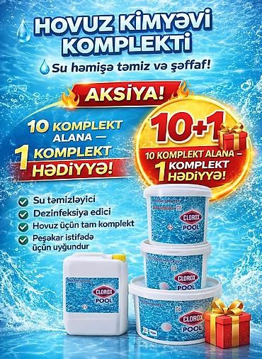 gəncə hovuz: Hovuz Kimyəvi Komplekti – Clorox Pool Su həmişə təmiz və şəffaf — 1