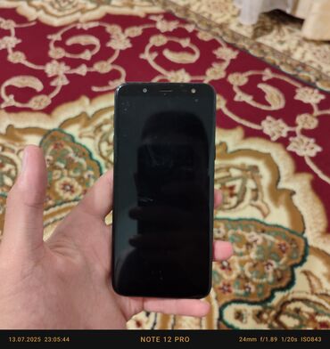 проверить свободный номер мегаком: Samsung Galaxy J6, Колдонулган, 32 ГБ, түсү - Кара, 2 SIM