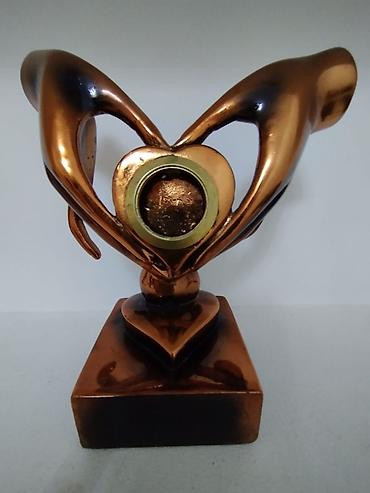 Ev üçün digər mebel: Suvener, demirden, çerçiveli şekil qoymaq olar hündürlük 25 sm — 5