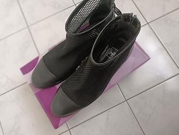 Botinka və botilyonlar: Qadın üçün qara mesh botilər 37 ölçüdə. "Byt shoes" Türkiyə markası — 11