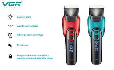 it satiwi: VGR 208 - İt pişik qırxan 2000mAh 2 speed 6500-7000RPM Cord/Cordless" — 9
