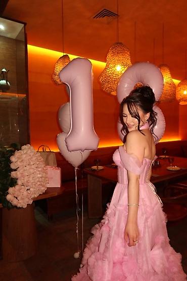 Вечерние платья: Вечернее платье, Пышное, Длинная модель, Фатин, Без рукавов, Шлейф, XS, S, M — 2