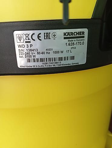karcher пылесос: Пылесос Karcher Wd 3 с розеткой 17литров строительный также же можно — 8