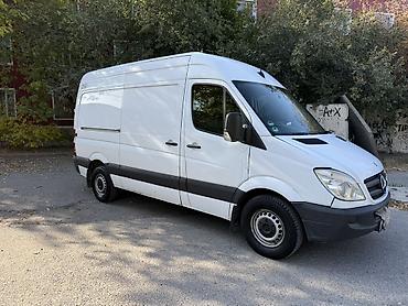 mercedes e200: Mercedes-Benz Sprinter фургон, белый, длинная база и высокий кузов — 1
