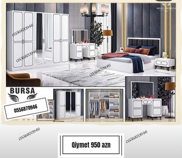 Yataq otağı dəstləri: İkinəfərlik çarpayı, Dolab, Rusiya, Yeni — 8