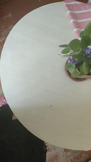 balkonda metbex mebeli: Balkon üçün, İşlənmiş, Açılmayan, Yumru masa, 6 stul — 2