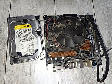 micro: Материнская плата ASRock H110M-DGS + кулер + HDD - Жесткий диск — 1