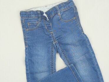 czarne szerokie spodnie z dziurami: Jeans, 2-3 years, 98, condition - Very good