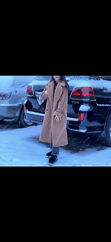 Пальто: Демисезонное/зимнее пальто-шуба teddy - Пальто: длина миди, прямой — 3
