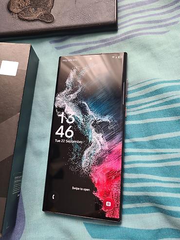 Samsung Galaxy S22 Ultra, 256 GB, rəng - Qara, İki sim kartlı lalafo.az -da Samsung Galaxy S22 Ultra, 256 GB, rəng - Qara, İki sim kartlı