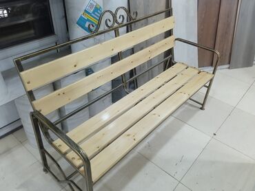Скамейки: Скамейка Металл, Со спинкой, Без крыши — 21