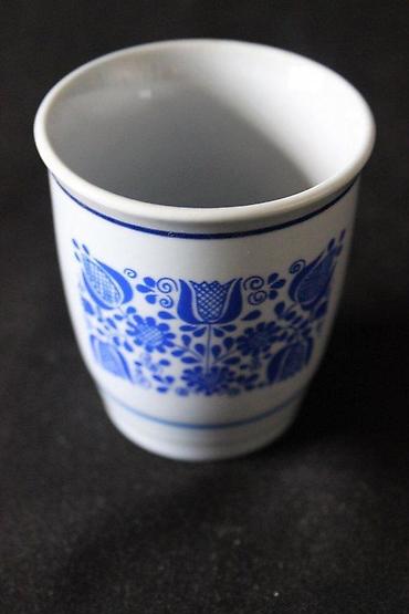 posuda za caj sa filterom: STARA PORCELANSKA ŠOLJA, RUČNI RAD | Veoma lepa stara porcelanska — 3