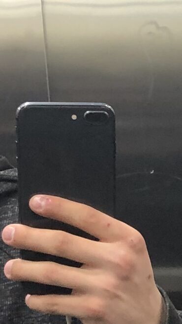 iphone 7 в рассрочку: IPhone 7 Plus, Колдонулган, 64 ГБ, Кара, 100 %