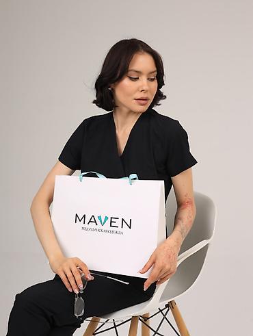 Медициналык кийим: Женский медицинский костюм Maven - Профессиональная униформа для — 4