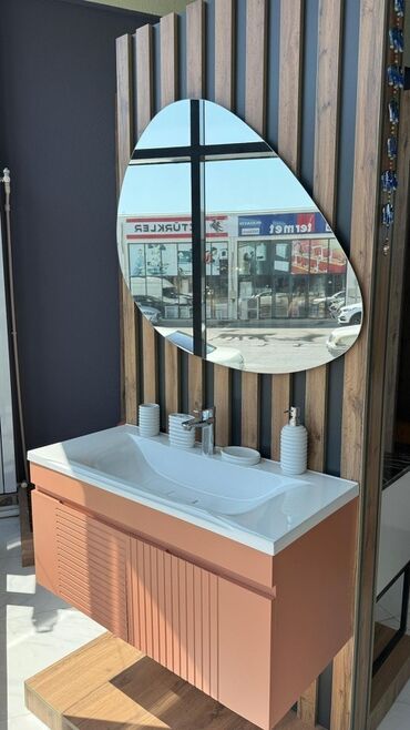 Hamam üçün aksessuarlar: Məhsul: Hamam üçün müasir mebel və aksesuarlar dəsti Təsvir: - Divara — 3