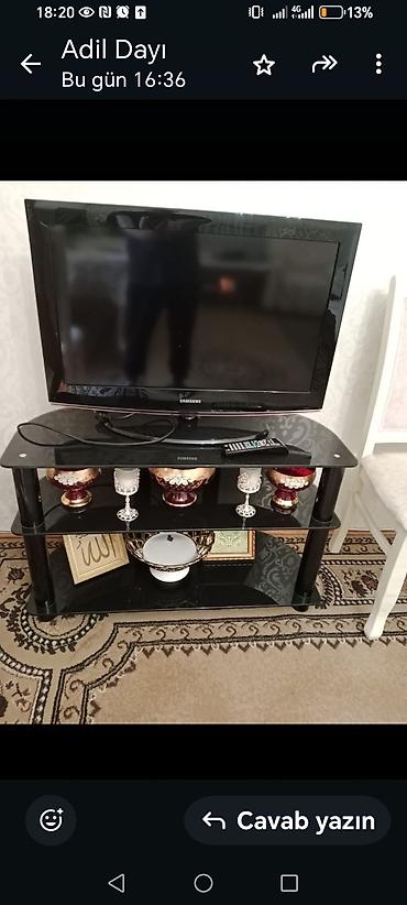samsung ue49m5500: Samsung LCD televizor + şüşə TV stendi Məhsulun xüsusiyyətləri: - — 1