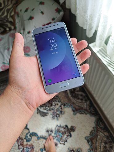 samsung e780: Samsung Galaxy J2 Pro 2018, 16 ГБ, цвет - Серебристый, Сенсорный