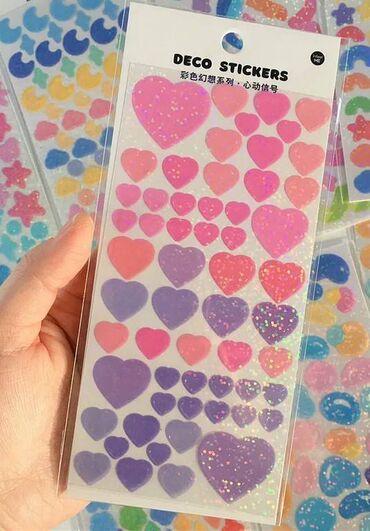 гравити фолз дневники 1 2 3 купить: Наклейки с блестками, размер блистера 8 см х 16 см -58 сердечек