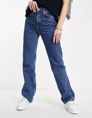 женские джинсы на резинке: Джинсы S (EU 36), цвет - Голубой