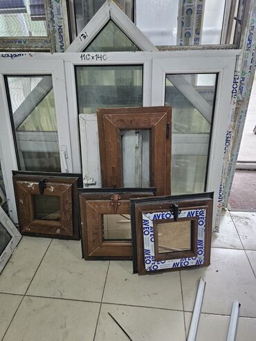 Plastik pəncərələr: İkiqat şüşə paketi Plastik pəncərə, Еni: 200 sm, Uzunluğu: 160 sm — 17