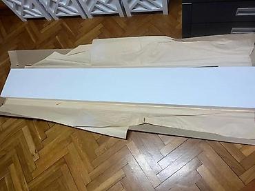 Ostali nameštaj: Zidna “lebdeća” polica – bela - Minimalistički dizajn sa skrivenim — 13