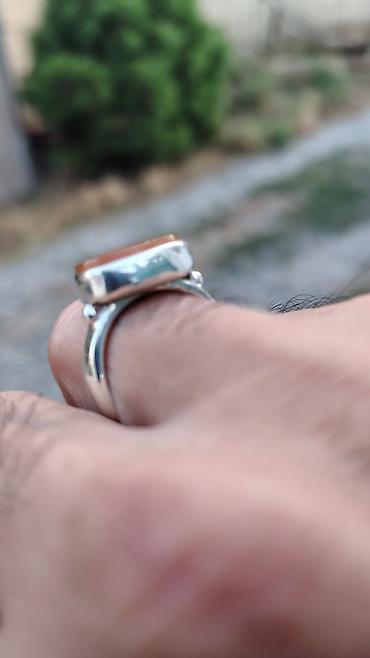 18: Üzük, Gümüş, 999 Əyar, Əqiq — 2