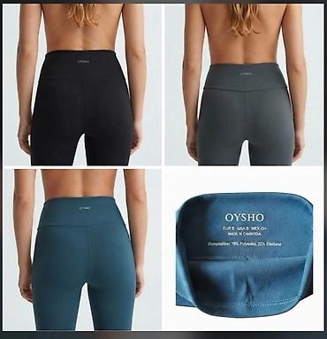 koton velika plana: Oysho helanke,mokra likra,sa elastinom, dubok struk Vel.S,M,L,XL,2XL — 4