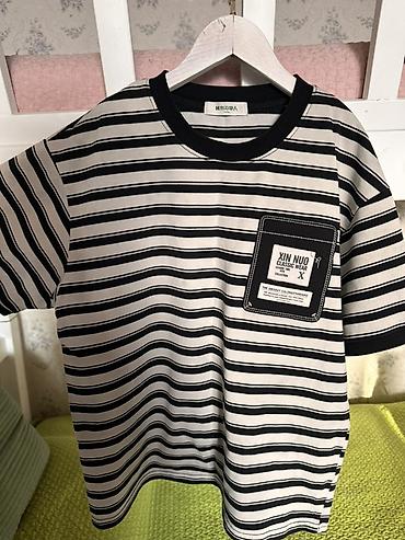 pull and: Мужская футболка, S, Anernuo, Б/у, цвет - Белый, Самовывоз — 4
