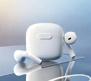 apple qulaqlıq: Yeni Airpods Air a2 ag rengde. ses effektli gozel gorunuslu mini