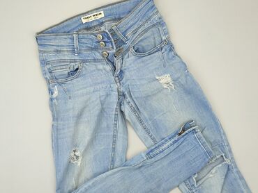 jeansy biodrowki damskie: XS (EU 34), condition - Good