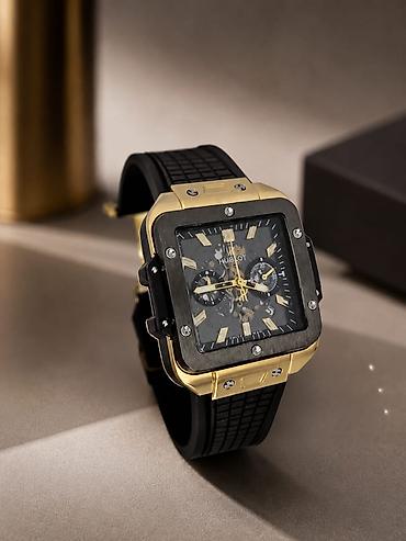 saat omega: Yeni, Qol saatı, Hublot, rəng - Qızılı — 1
