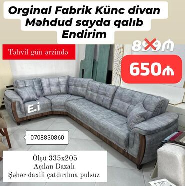 Çarpayılar: Künc divan, Yeni, Açılan, Bazalı, Şəhərdaxili pulsuz çatdırılma lalafo.az -da Çarpayılar: Künc divan, Yeni, Açılan, Bazalı, Şəhərdaxili pulsuz çatdırılma
