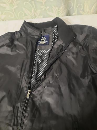 Толстовки: Мужская ветровка,чёрная в идеальном состоянии, Турция,52 — 10