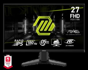 monitorlar qiymeti: MSI Mag 275f FHD Rapıd Ips 180Hz 0.5ms Ən ucuz qiymətə. Yeni, bağlı